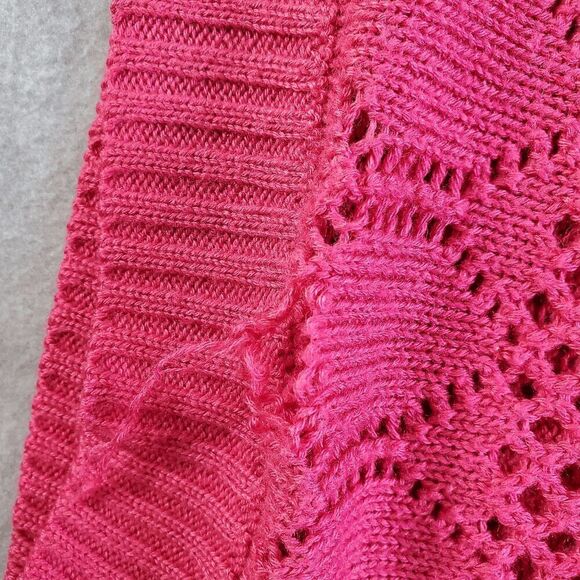 Roommates Sweater Womens 3x Pink Knit Sleeveless Pullover - Picture 11 of 11